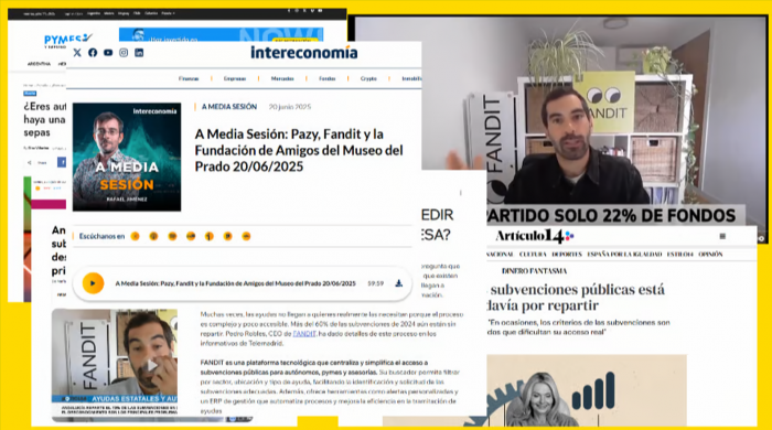 fandit en radio tele y prensa